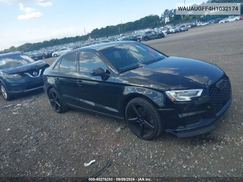 WAUAUGFF4H1032174 2017 Audi A3 2.0T Premium