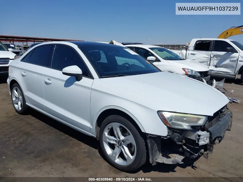 WAUAUGFF9H1037239 2017 Audi A3 2.0T Premium