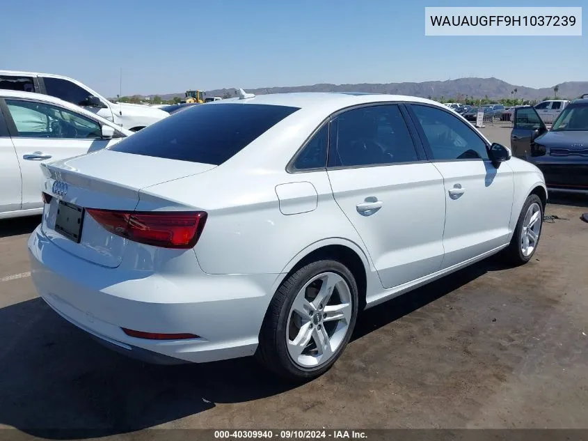 WAUAUGFF9H1037239 2017 Audi A3 2.0T Premium