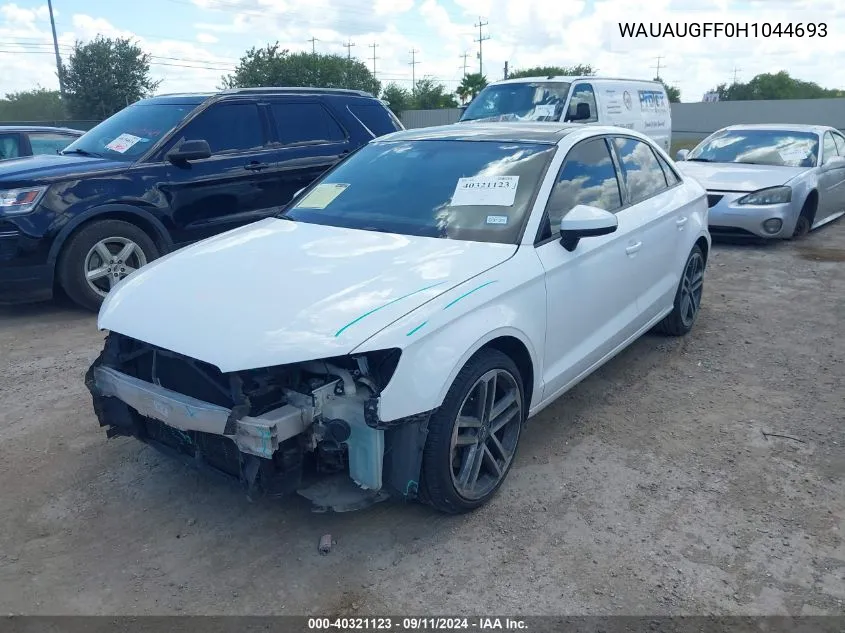 WAUAUGFF0H1044693 2017 Audi A3 Premium