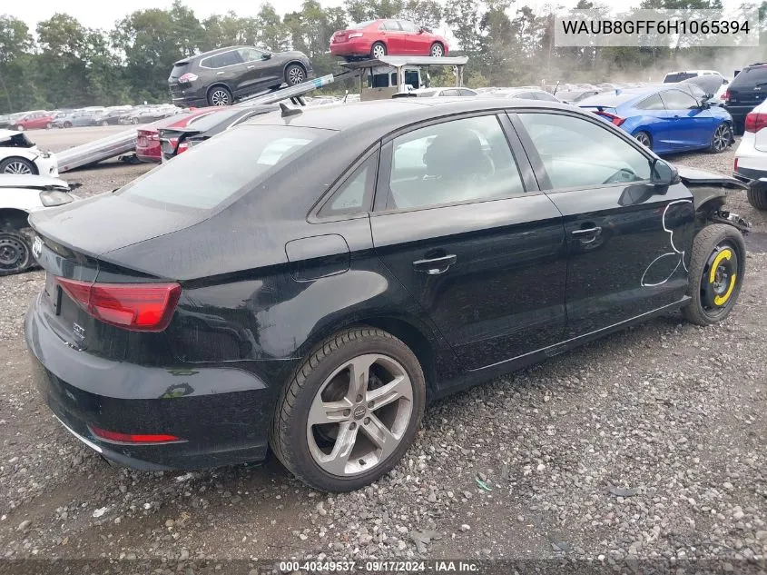 2017 Audi A3 Premium VIN: WAUB8GFF6H1065394 Lot: 40349537