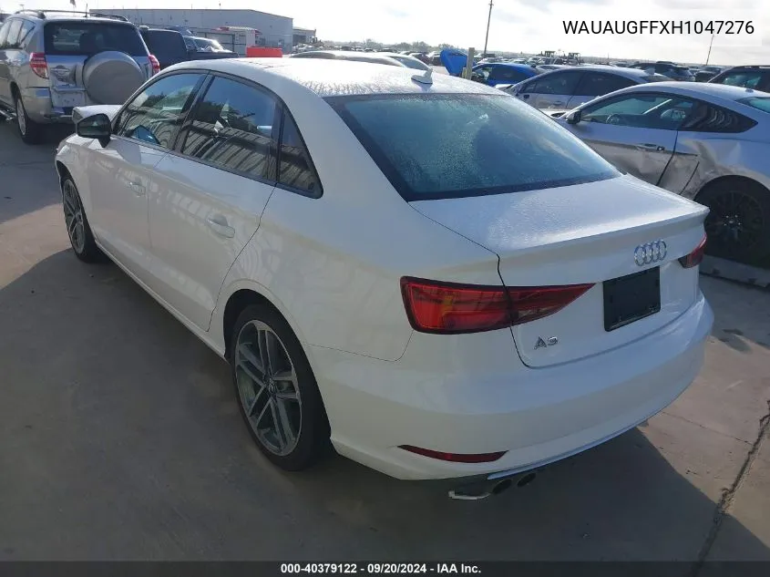 WAUAUGFFXH1047276 2017 Audi A3 2.0T Premium