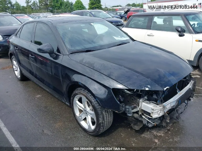 2018 Audi A3 2.0T Premium/2.0T Tech Premium VIN: WAUAUHFF7J1033444 Lot: 39544596