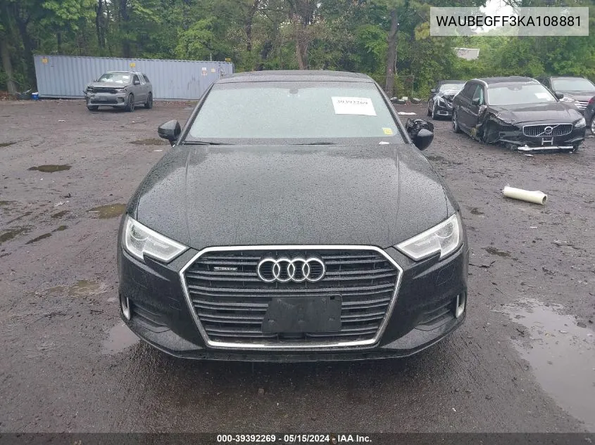 WAUBEGFF3KA108881 2019 Audi A3 45 Premium