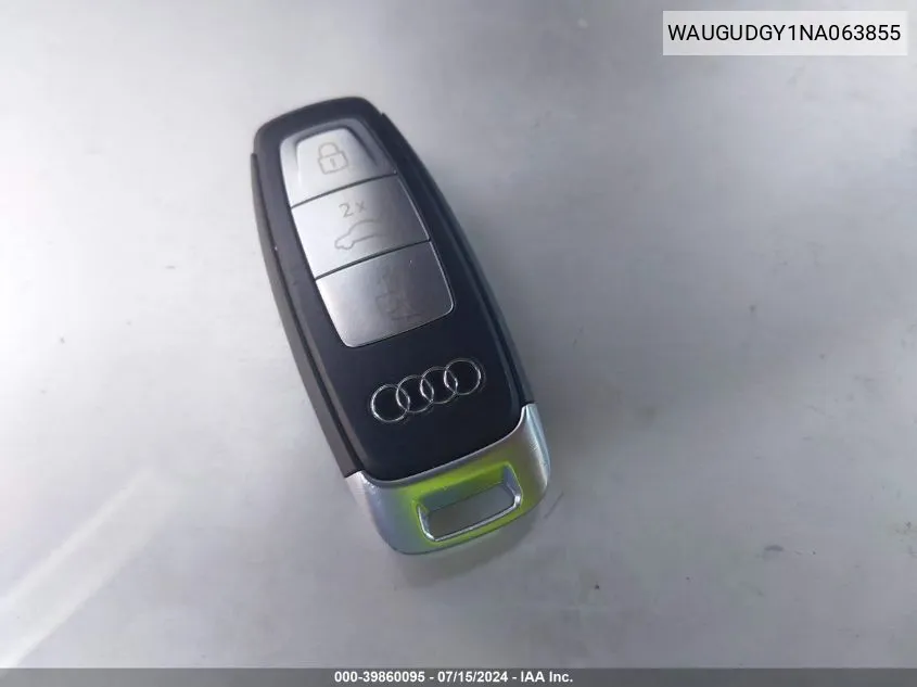 WAUGUDGY1NA063855 2022 Audi A3 Premium 40 Tfsi Quattro S Tronic