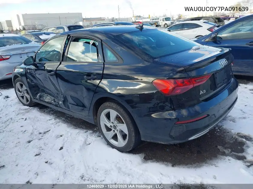 WAUGUCGY7PA091639 2023 Audi A3 Premium