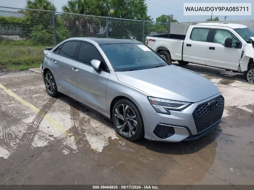 2023 Audi A3 Premium 40 Tfsi Front-Wheel Drive S Tronic VIN: WAUAUDGY9PA085711 Lot: 39454935