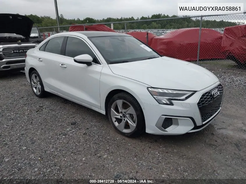 WAUAUDGYXRA058861 2024 Audi A3 Premium