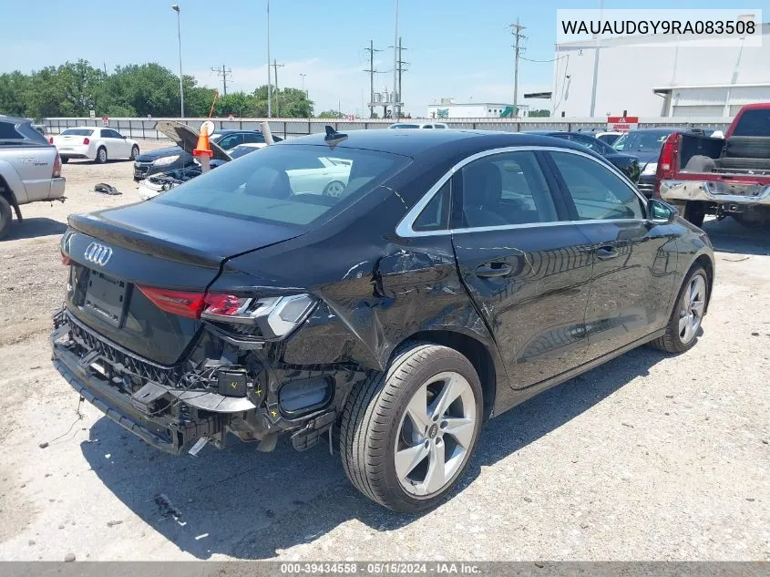 2024 Audi A3 Premium 40 Tfsi Front-Wheel Drive S Tronic VIN: WAUAUDGY9RA083508 Lot: 39434558