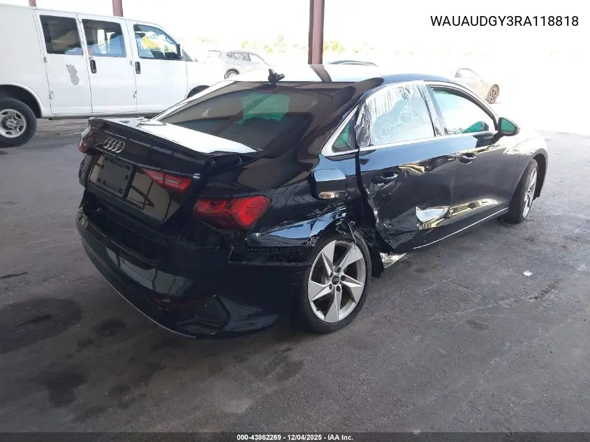 WAUAUDGY3RA118818 2024 Audi A3 Premium 40 Tfsi Front-Wheel Drive S Tronic