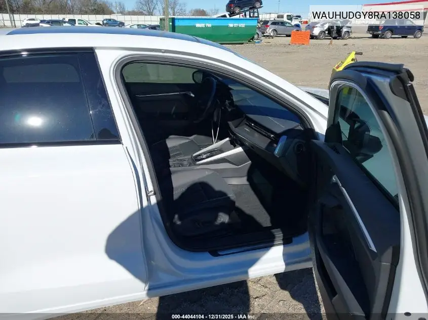 WAUHUDGY8RA138058 2024 Audi A3 Premium Plus 40 Tfsi Quattro S Tronic
