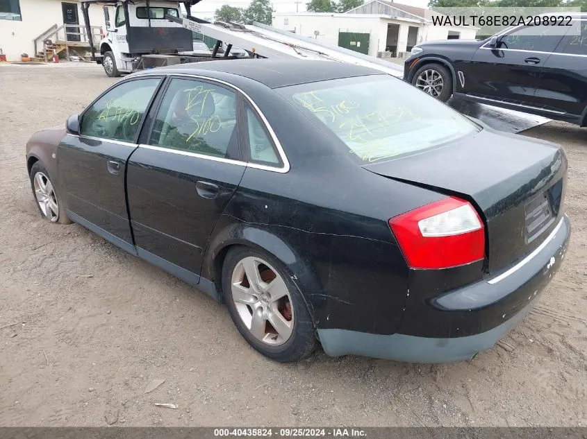 WAULT68E82A208922 2002 Audi A4 3.0