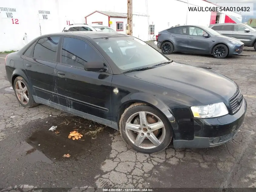 WAULC68E54A010432 2004 Audi A4 1.8T