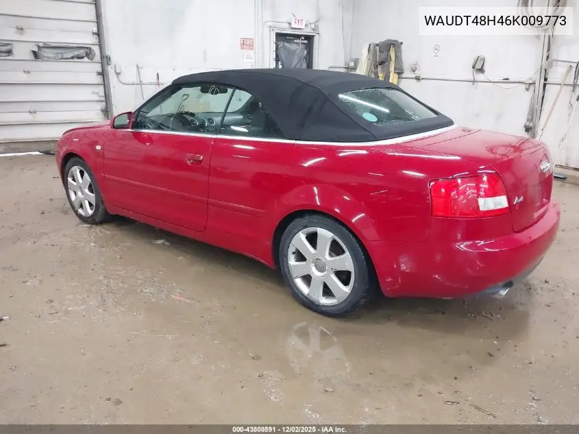 WAUDT48H46K009773 2006 Audi A4 3.0
