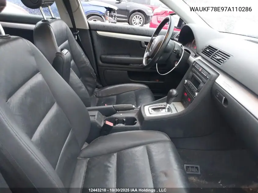 WAUKF78E97A110286 2007 Audi A4 2.0T Avant Quattro