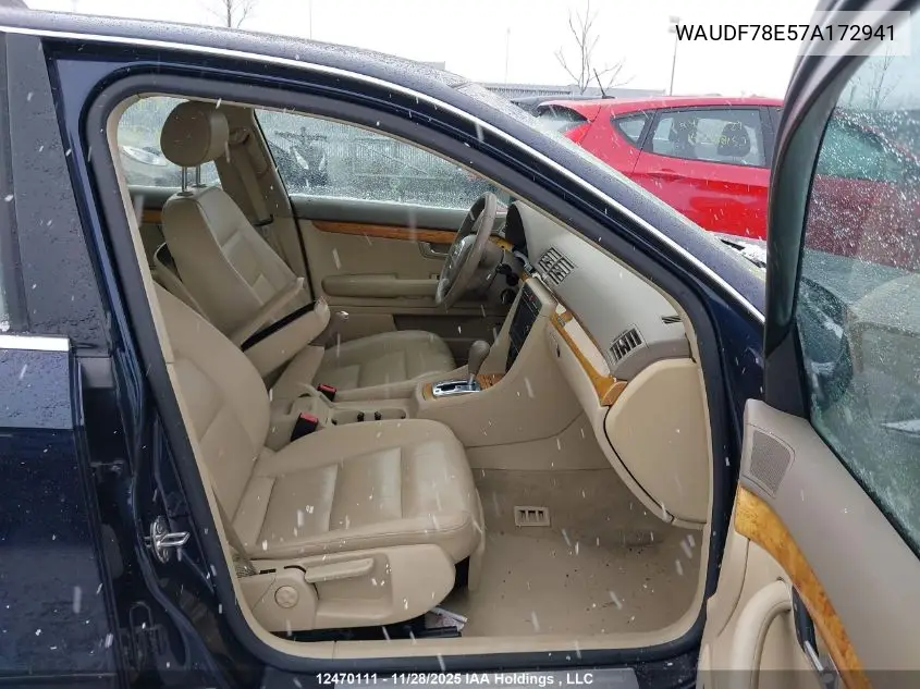 WAUDF78E57A172941 2007 Audi A4 2.0T Quattro