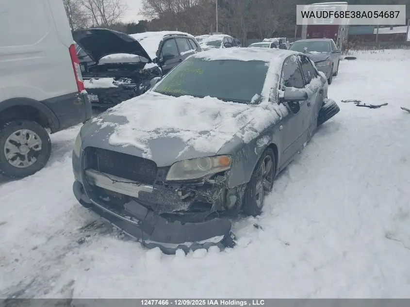 WAUDF68E38A054687 2008 Audi A4 2.0T/2.0T Progressiv/2.0T Special Edition