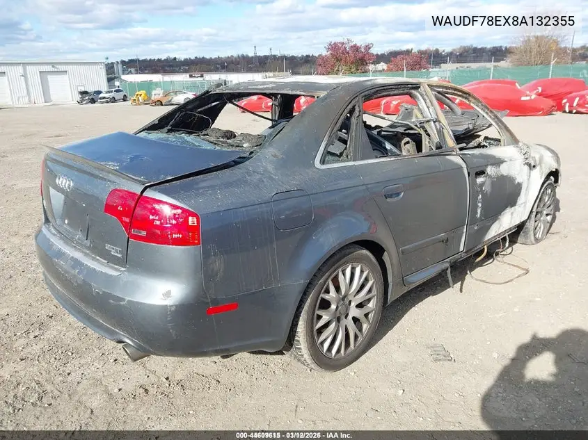 WAUDF78EX8A132355 2008 Audi A4 2.0T/2.0T Special Edition