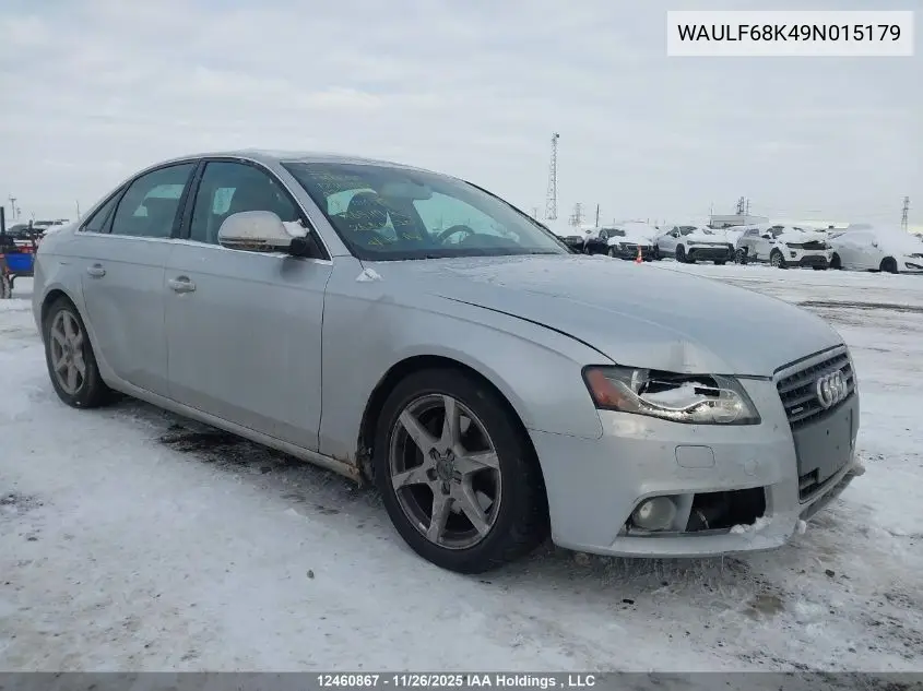 WAULF68K49N015179 2009 Audi A4 2.0T Quattro