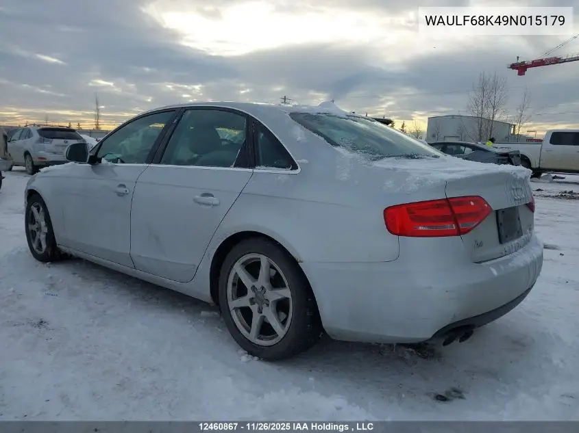 WAULF68K49N015179 2009 Audi A4 2.0T Quattro