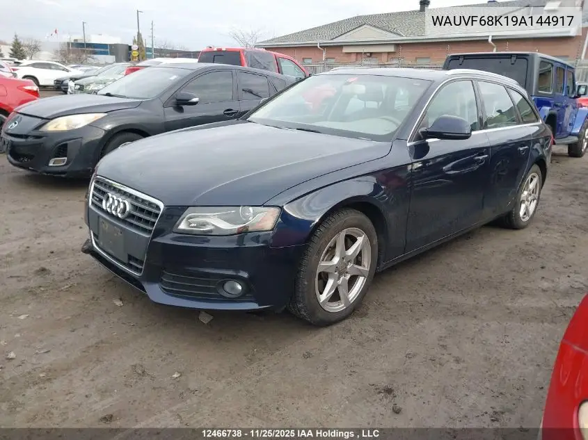 WAUVF68K19A144917 2009 Audi A4 Audi Premium Plus Quattr