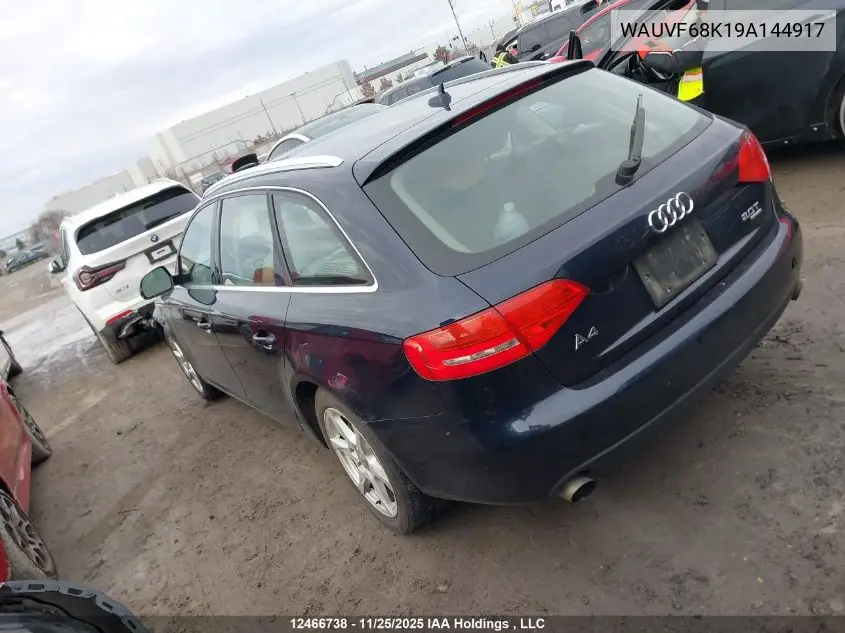WAUVF68K19A144917 2009 Audi A4 Audi Premium Plus Quattr