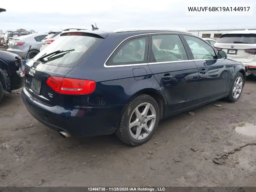 WAUVF68K19A144917 2009 Audi A4 Audi Premium Plus Quattr