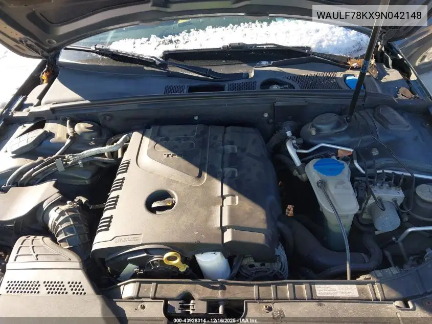WAULF78KX9N042148 2009 Audi A4 2.0T Premium