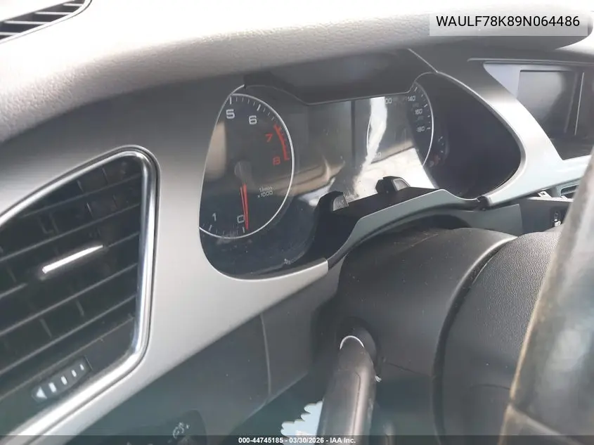WAULF78K89N064486 2009 Audi A4 2.0T Premium