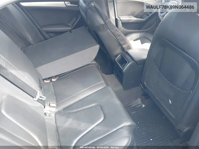 WAULF78K89N064486 2009 Audi A4 2.0T Premium