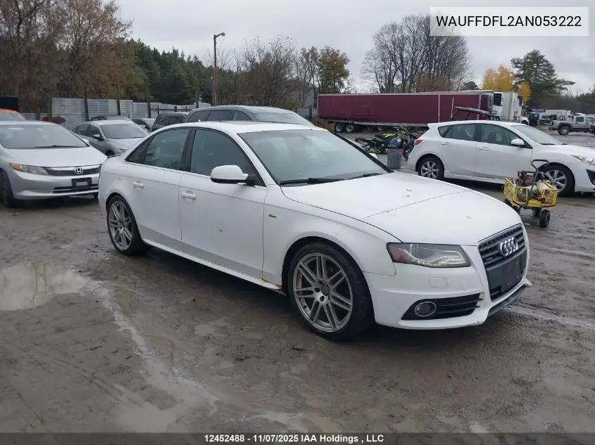 WAUFFDFL2AN053222 2010 Audi A4