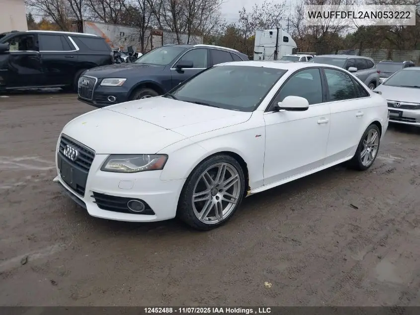 WAUFFDFL2AN053222 2010 Audi A4