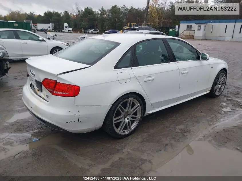 WAUFFDFL2AN053222 2010 Audi A4