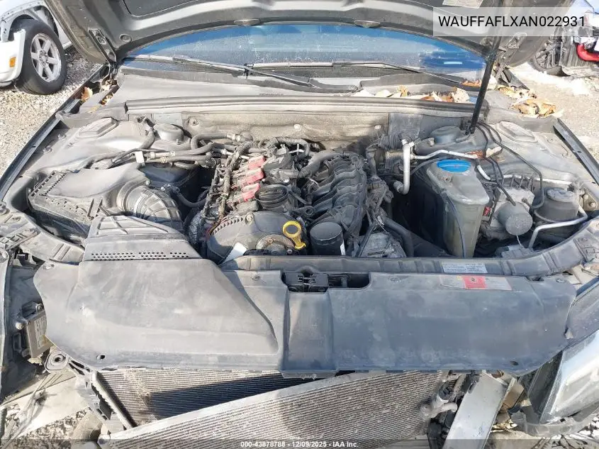 WAUFFAFLXAN022931 2010 Audi A4 2.0T Premium