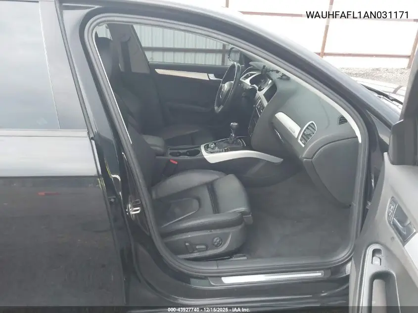 WAUHFAFL1AN031171 2010 Audi A4 2.0T Premium