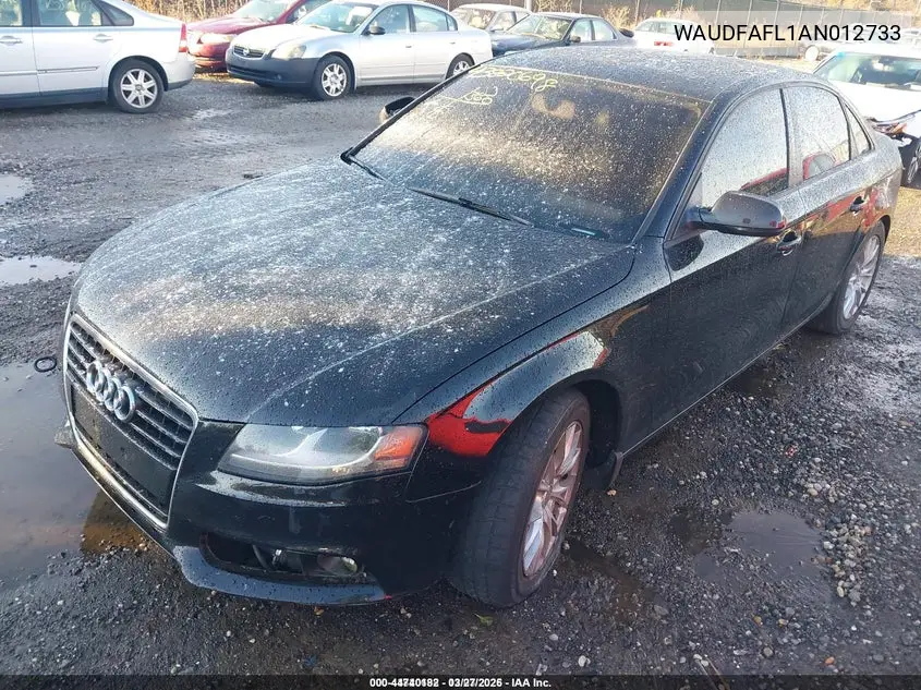 WAUDFAFL1AN012733 2010 Audi A4 2.0T Premium