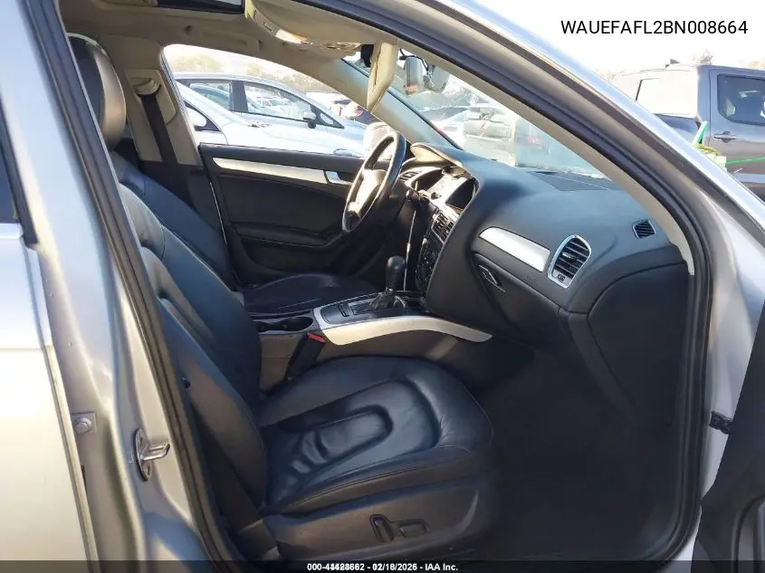 WAUEFAFL2BN008664 2011 Audi A4 2.0T Premium