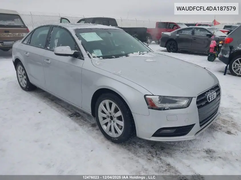 WAUDFCFL4DA187579 2013 Audi A4 2.0T