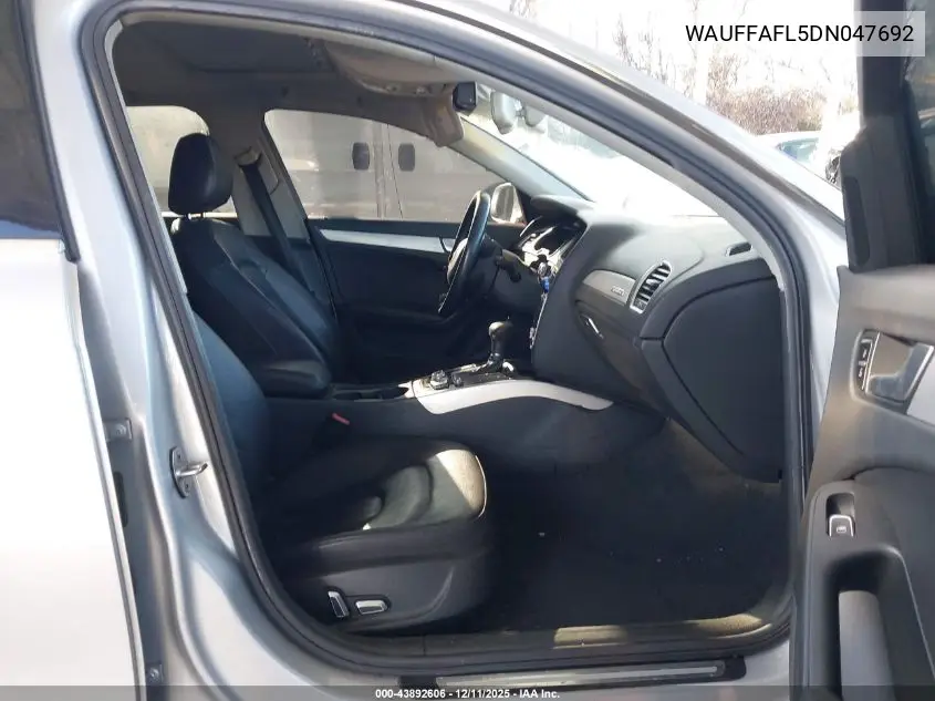 WAUFFAFL5DN047692 2013 Audi A4 2.0T Premium