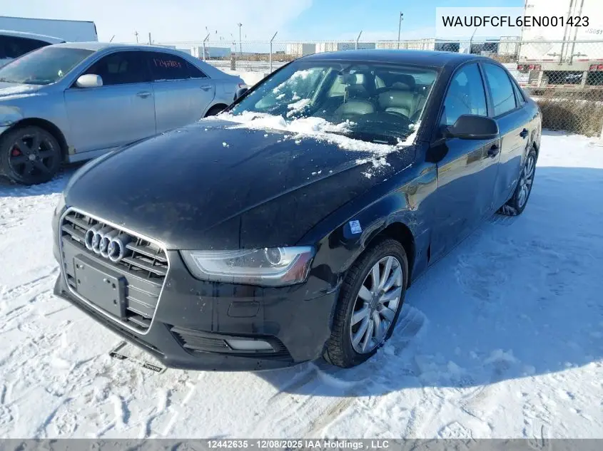 WAUDFCFL6EN001423 2014 Audi A4 2.0 Komfort