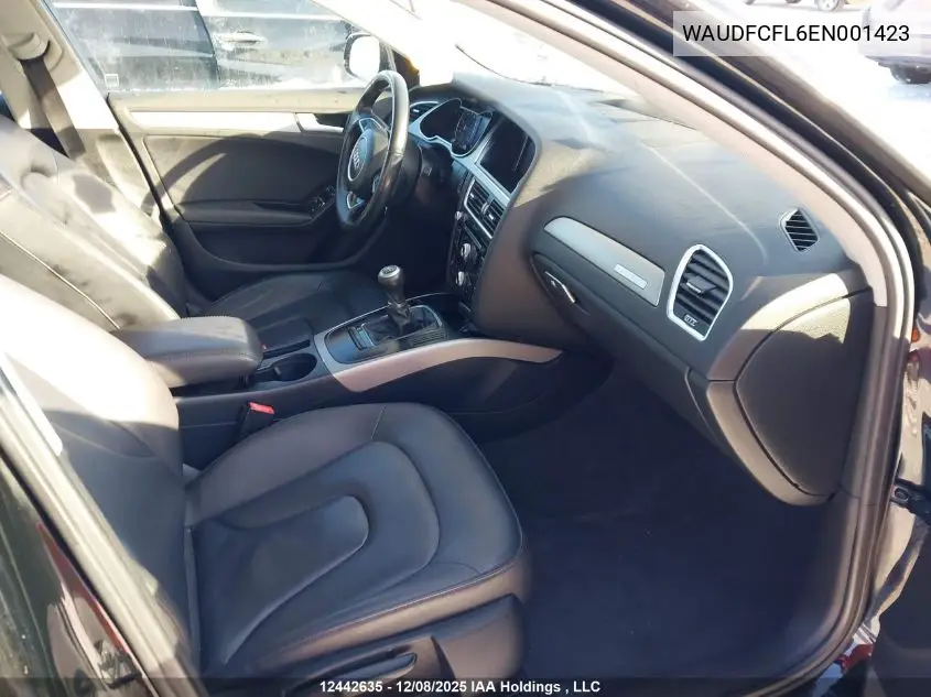 WAUDFCFL6EN001423 2014 Audi A4 2.0 Komfort