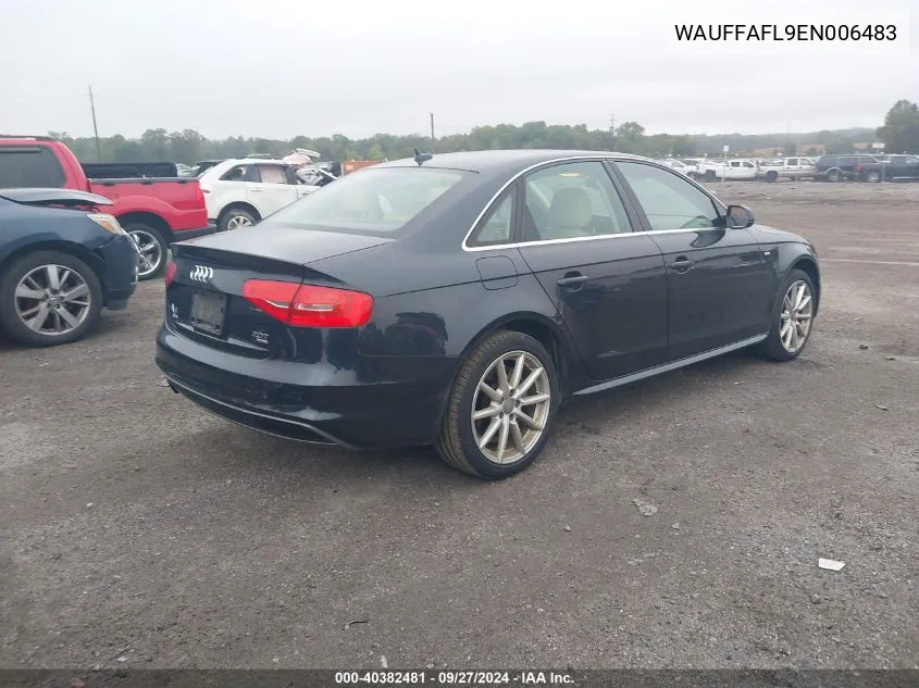 WAUFFAFL9EN006483 2014 Audi A4 Premium Plus