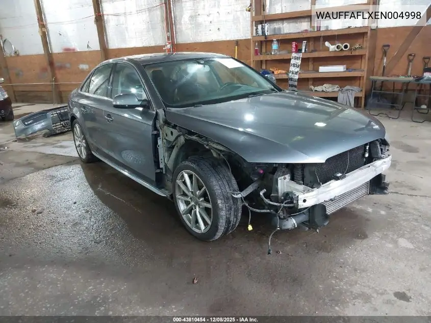 WAUFFAFLXEN004998 2014 Audi A4 2.0T Premium