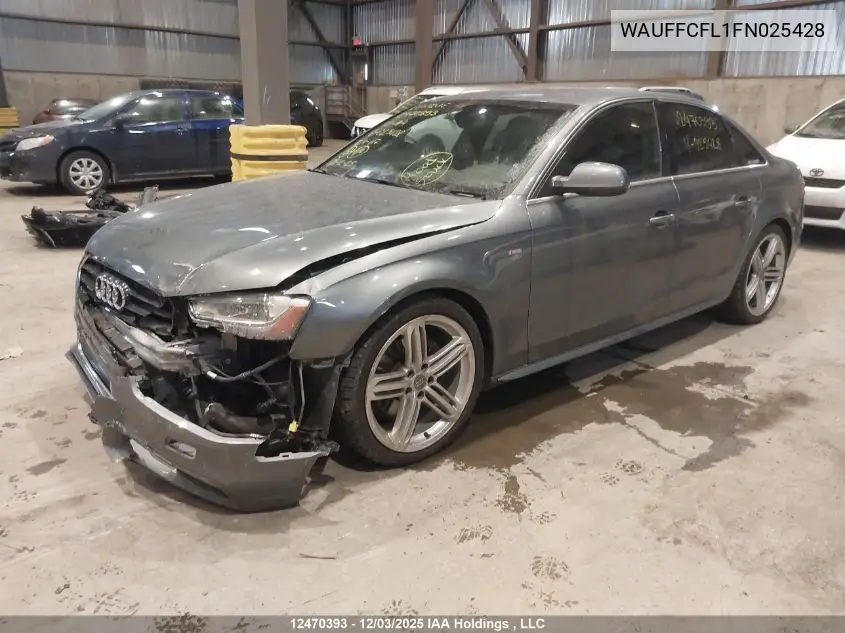 WAUFFCFL1FN025428 2015 Audi A4 2.0T Progressiv Plus