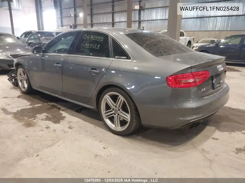 WAUFFCFL1FN025428 2015 Audi A4 2.0T Progressiv Plus