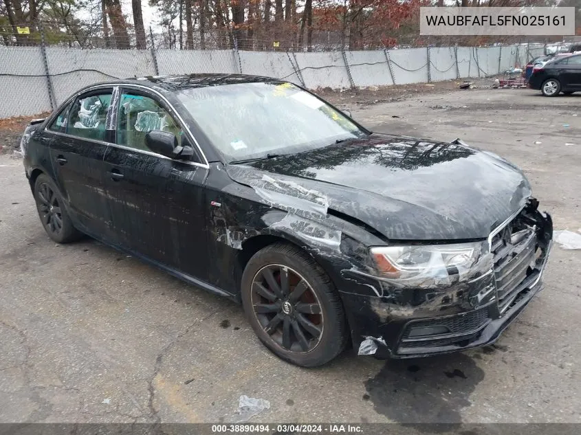 WAUBFAFL5FN025161 2015 Audi A4 2.0T Premium