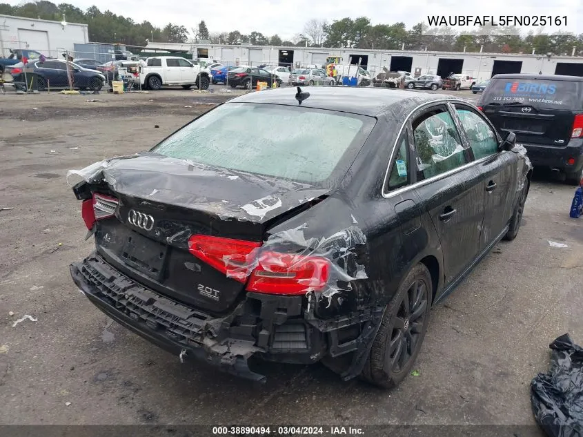 WAUBFAFL5FN025161 2015 Audi A4 2.0T Premium