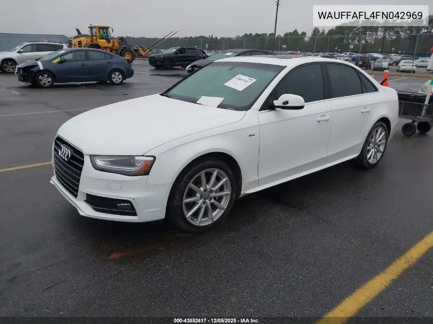 WAUFFAFL4FN042969 2015 Audi A4 2.0T Premium