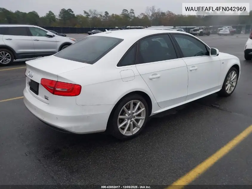WAUFFAFL4FN042969 2015 Audi A4 2.0T Premium