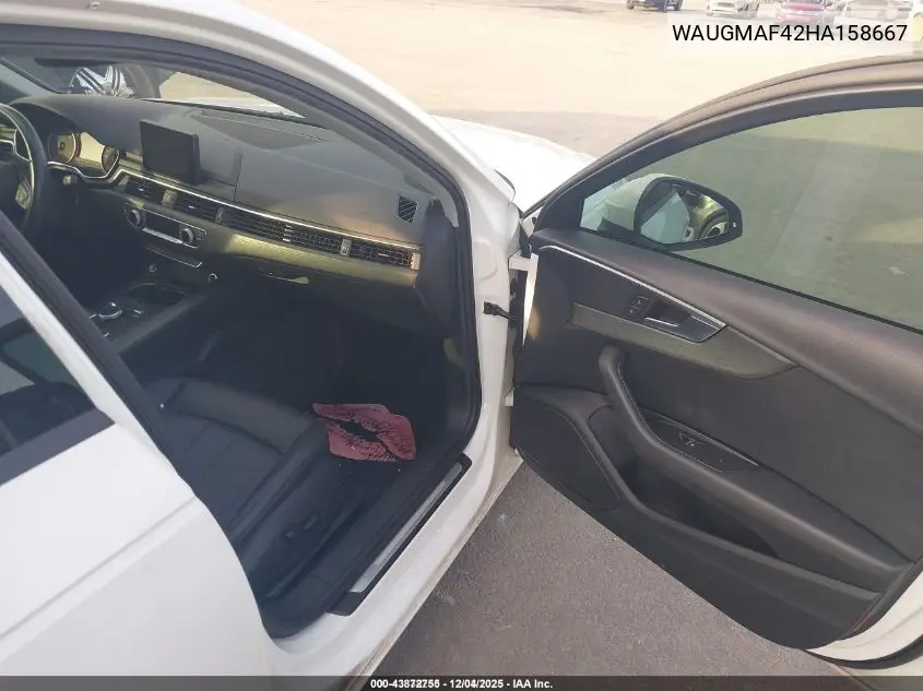 WAUGMAF42HA158667 2017 Audi A4 2.0T Ultra Premium
